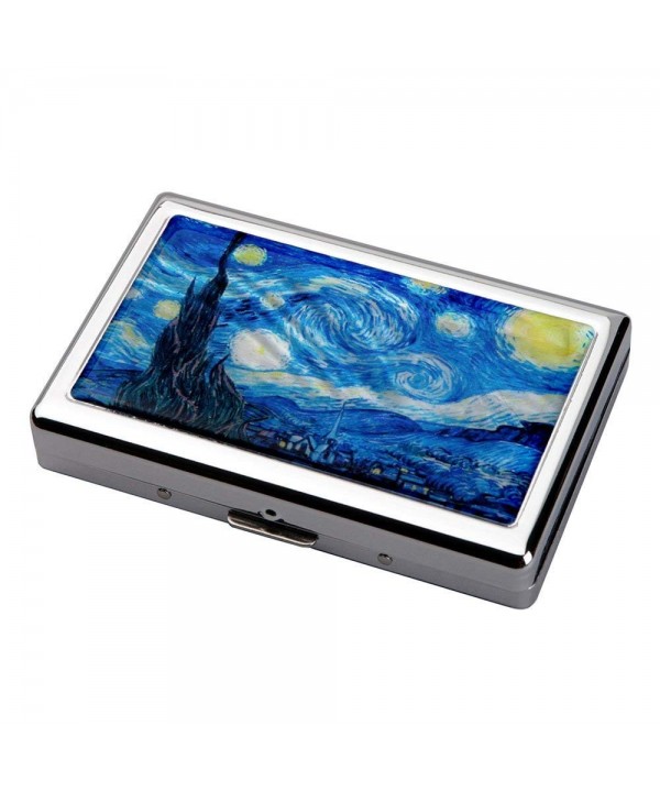 Painting Cigarette Engraved Protection Case
