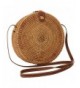 Straw Woven Bag Crossbody Interlocking