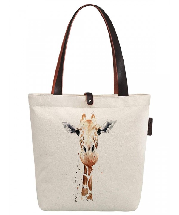 Soeach Giraffe Graphic Handbag Shoulder