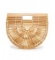 Womens Bamboo Handbag Summer Beach