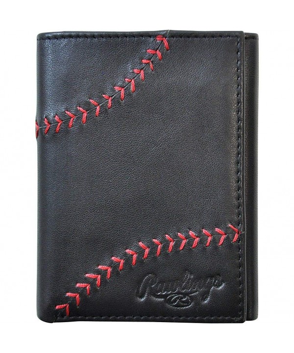 Rawlings Baseball Stitch Trifold Black