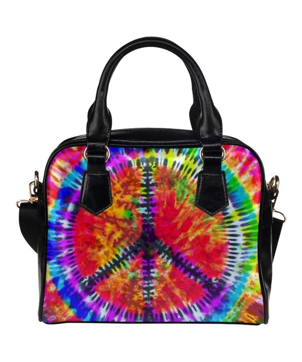 InterestPrint Leather Aslant Shoulder Handbag