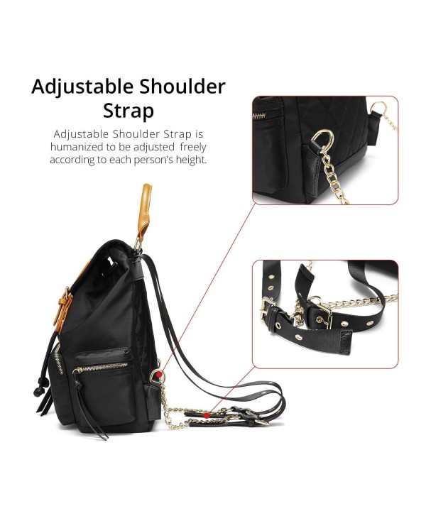 Backpack Purse for Women Drawstring Small Nylon Backpack - CF18HDHR043