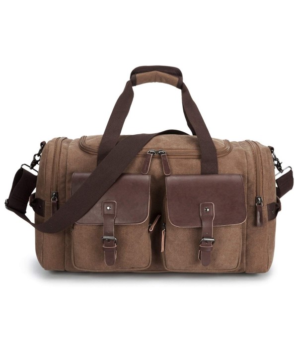 Leather Overnight Duffle Weekend Luggage