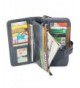 AINIMOER Organizer checkbook Gray Blue