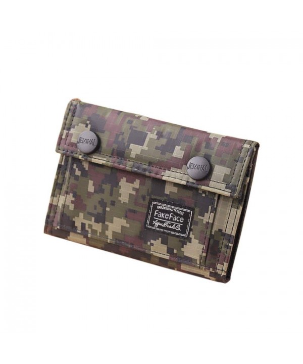 Camouflage Wallet Holder Change Pocket