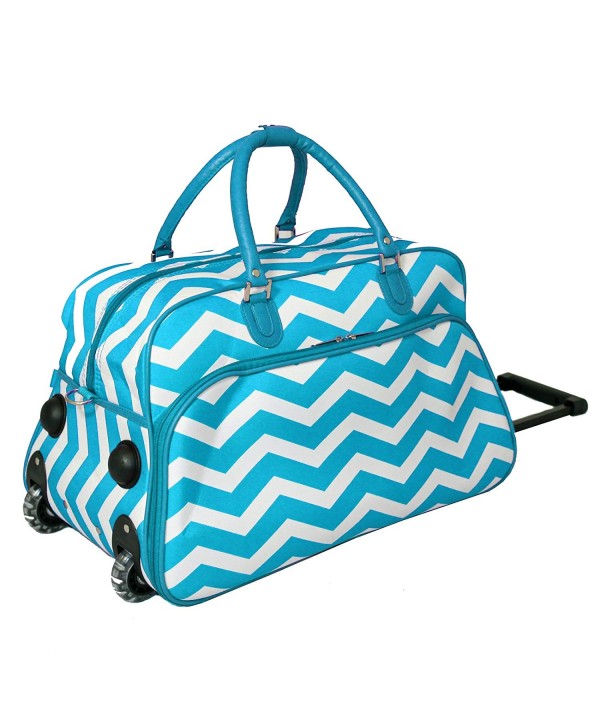 Wheeled Travel Duffel Color Turquoise