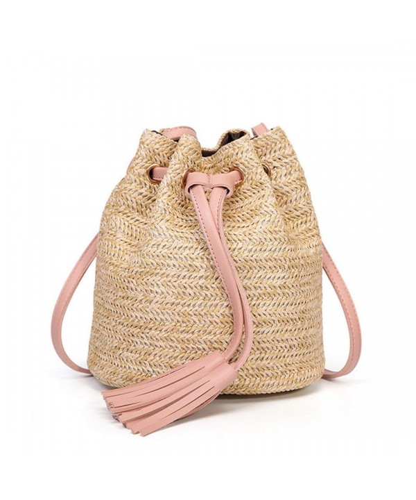 Womens Shoulder Bucket Summer Tassel