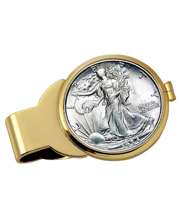 Silver Walking Liberty Goldtone Coin