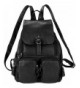 Coolcy Genuine Leather Backpack Vintage