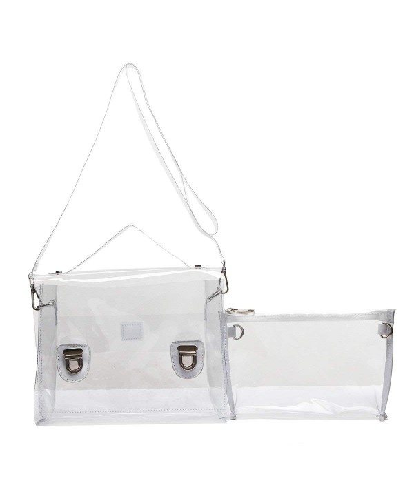 Transparent Piece Shoulder Bag Clutch