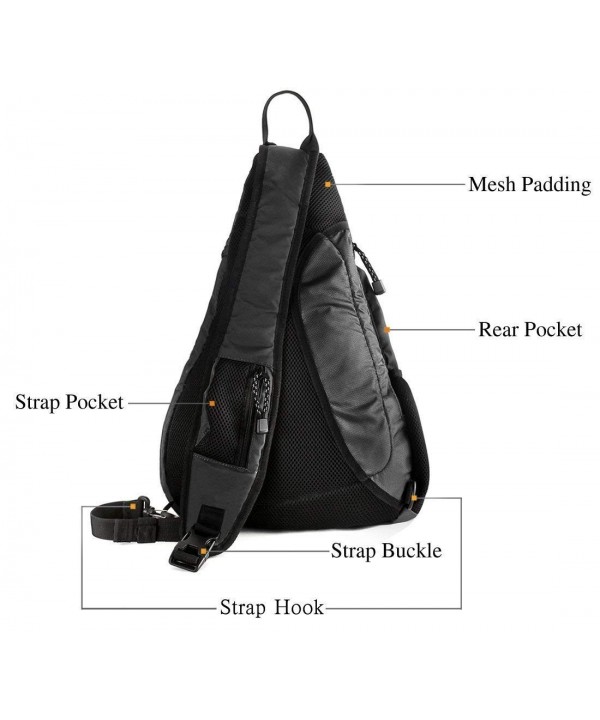 Backpack Crossbody Pack Medium Resistant - Upgraded Black - CS12ODPN8GS