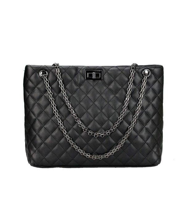 Quilted Handbags Women Metal Shoulder