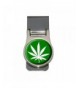 Marijuana Leaf Green Money Clip