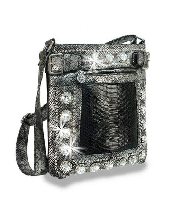 HX Bling Rhinestone Hipster Messenger