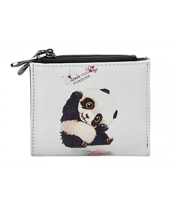 Cartoon Leather Bi fold Holders Pouches