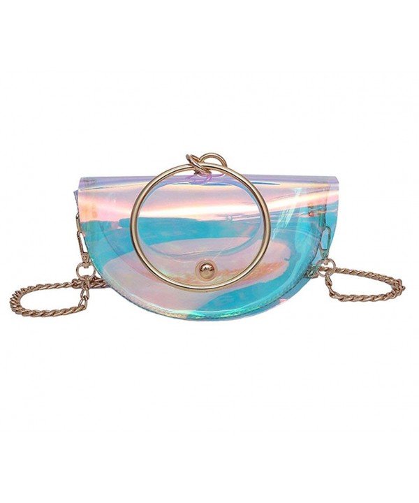 Hologram Transparent Crossbody Shoulder Rainbow