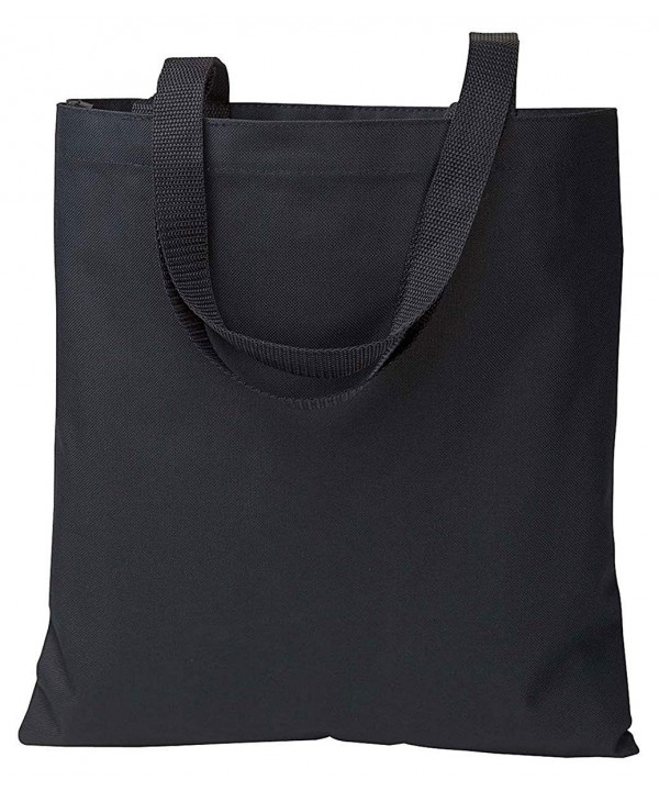 Madison Durable Polyester Construction Basic Tote Bag - Black - CD114922P5F