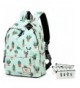 Bookbag Resistant Backpack College Blue Cactus