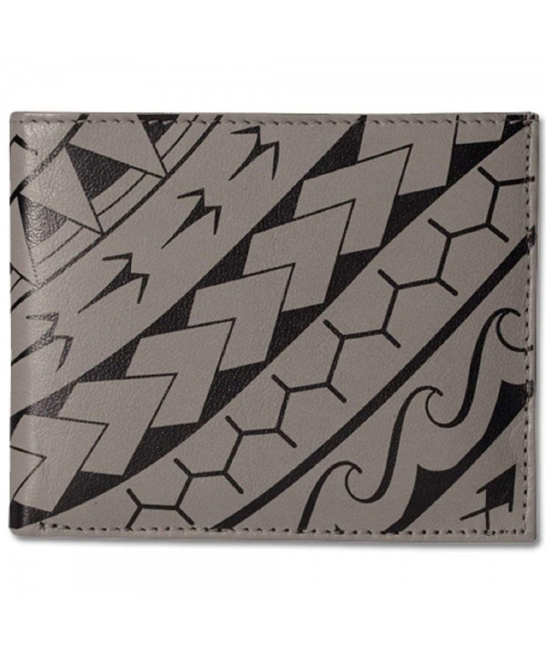 Polynesian Tattoo Bifold Genuine Leather