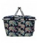 Floral Elephant Insulated Picnic Basket
