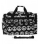 World Traveler Duffle Black White