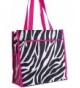 Garden Zebra Print Tote Bag
