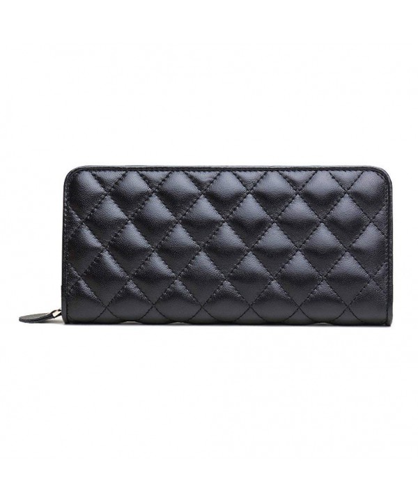 ZENTEII Genuine Leather Quilted Pattern