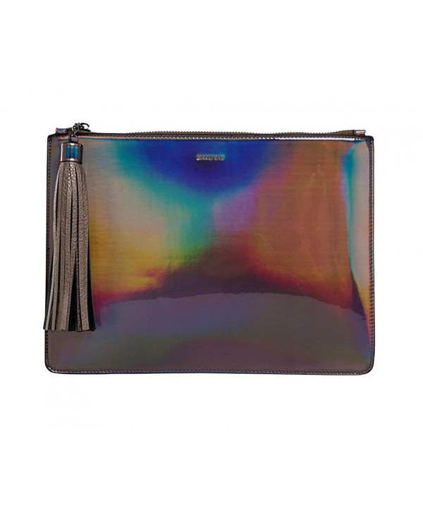 BYSUMMER MARKFRAN Rainbow Holographic Clutch