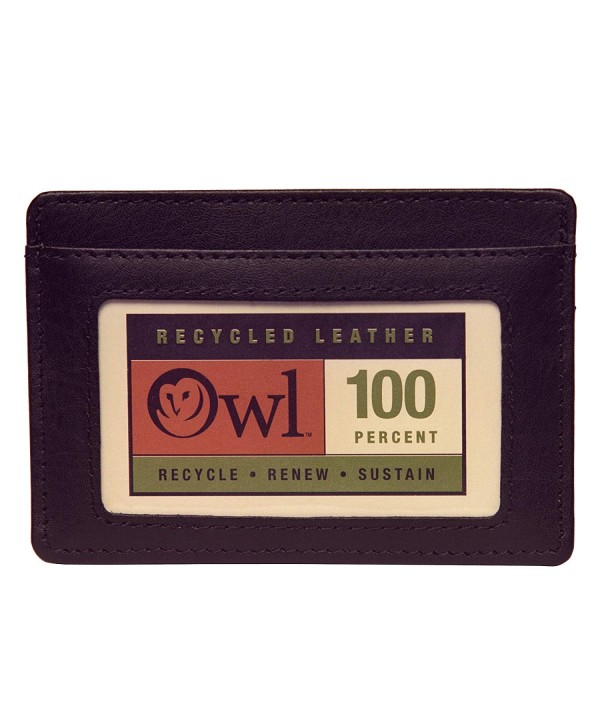 OWL Minimalist Leather Credit Business