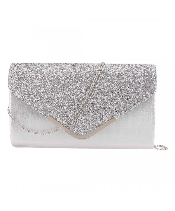 Gabrine Sequins Evening Envelop Handbag