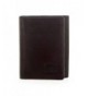 Fashion Leather Trifold Wallet Brown