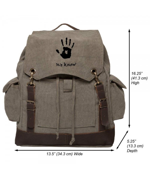 Skyrim Vintage Rucksack Backpack Leather