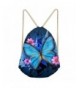 DESIGNS Stylish Drawstring Backpack Butterfly