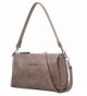 Shoulder Zipper Crossbody Satchel Leather