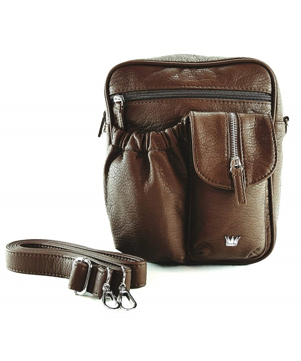 Purse King Orchid Brown Cross