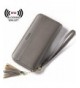 Leather Classic Organizer Removable Wristlet