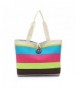 Pocciol Stripes Shopping Shoulder Convenient