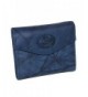 Buxton Heiress Pik Me Up Mini Trifold Navy