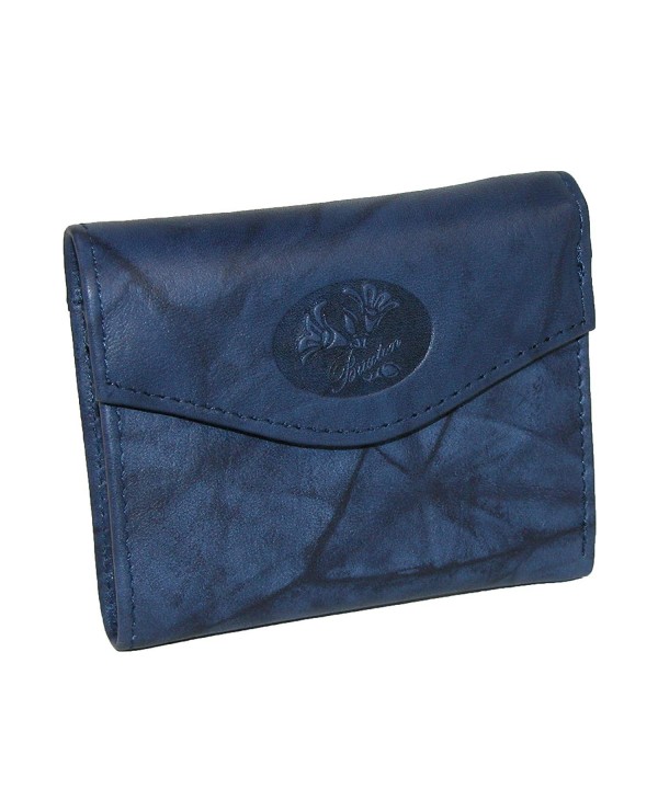 Buxton Heiress Pik Me Up Mini Trifold Navy